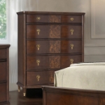 Picture of 44" Dark Cherry Chest with Gold-Capped Legs