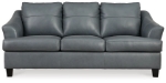 Picture of Genuine Leather Coconut Grey Sofa