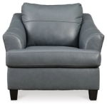 Picture of Genuine Leather Coconut Grey Chair
