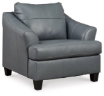 Picture of Genuine Leather Coconut Grey Chair