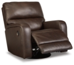 Picture of Genuine Leather Swivel Recliner