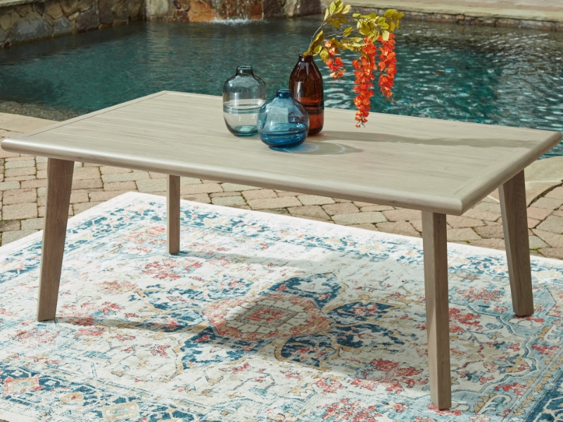 Picture of Outdoor Collection - Dining Table, Chair and Square Fire Pit Table