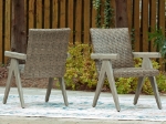 Picture of Outdoor Collection - Dining Table, Chair and Square Fire Pit Table