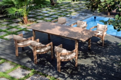 Show details for Outdoor collection : Dining Table, Coffee Table, Bar Table, End Table, Bar Stool and Chair Picture of Outdoor collection : Dining Table, Coffee Table, Bar Table, End Table, Bar Stool and Chair