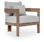 Picture of Outdoor Collection : Water Resistant Fabric Upholstered Outdoor Sofa, Loveseat, Chair and Lounge Chair