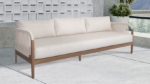 Picture of Outdoor Collection - Water Resistant Fabric Upholstered Outdoor Patio Sofa, Loveseat, Chair and Lounger