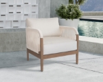 Picture of Outdoor Collection - Water Resistant Fabric Upholstered Outdoor Patio Sofa, Loveseat, Chair and Lounger