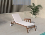 Picture of Outdoor Collection - Water Resistant Fabric Upholstered Outdoor Patio Sofa, Loveseat, Chair and Lounger