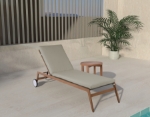 Picture of Outdoor Collection - Water Resistant Fabric Upholstered Outdoor Patio Sofa, Loveseat, Chair and Lounger