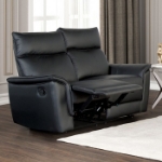 Picture of Genuine Leather Manual Reclining Sofa, Loveseat and Chair