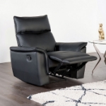 Picture of Genuine Leather Manual Reclining Sofa, Loveseat and Chair
