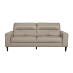 Picture of Genuine Leather Latte Sofa