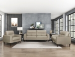 Picture of Genuine Leather Latte Sofa