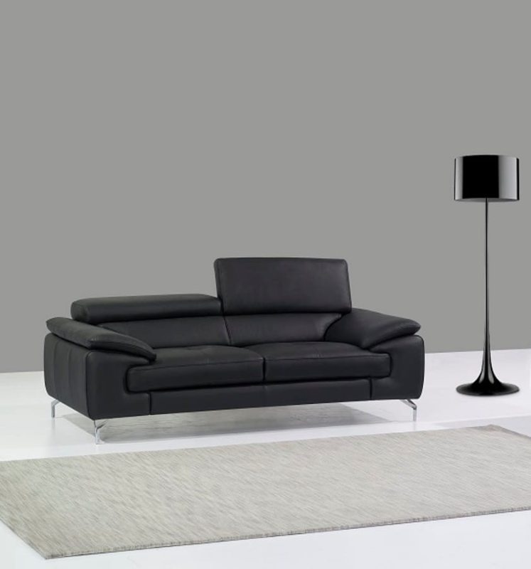 Picture of Genuine Leather Black Sofa