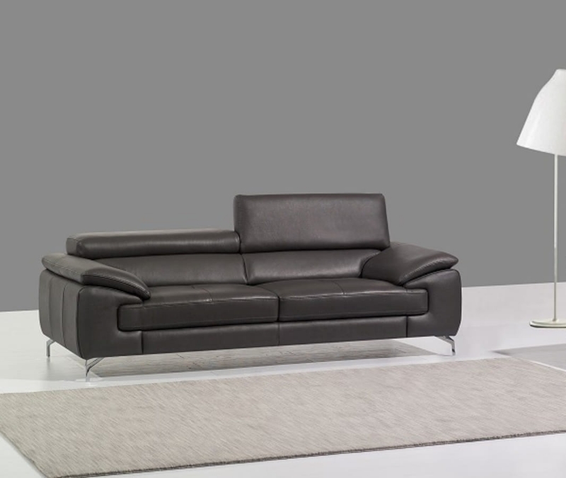Picture of Genuine Leather Grey Sofa