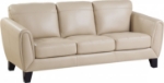Picture of Genuine leather Beige Sofa