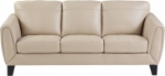 Picture of Genuine leather Beige Sofa