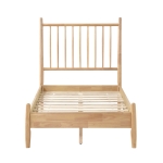 Picture of Natural finish Twin Bed