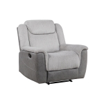 Picture of Grey or White Finish Reclining Chair
