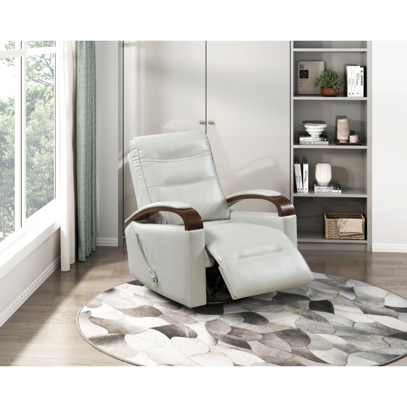 Picture of Faux leather Swivel Glider Reclining Chair