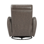 Picture of Genuine leather Dark brown Glider Reclining Chair