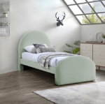 Picture of Fabric Upholstered Twin Bed