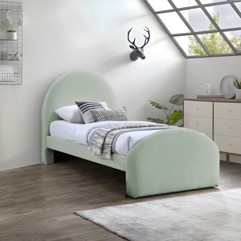 Picture of Fabric Upholstered Twin Bed
