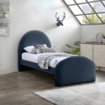 Picture of Fabric Upholstered Twin Bed