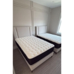 Picture of Upholstered Bed with Apex Headboard