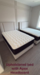 Picture of Upholstered Bed with Apex Headboard