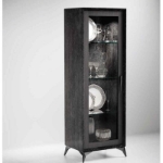 Picture of 1 Door Vitrine - 26"W x 19.7"D x 75.8"H