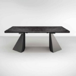 Picture of 78.7" / 98.4" / 118.10" / 138.75" standing up to 138" Extendable Dining Table