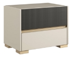Picture of Champagne Color Gloss Nightstand