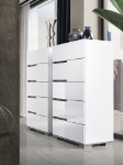 Picture of Gloss White Bedroom Set