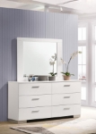 Picture of 5-piece Full Bedroom Set White High Gloss