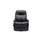 Picture of Ryegate Gray Genuine Leather Swivel Glider Recliner
