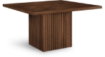 Picture of 24" Black Finish Solid Wood Fluted Base Dining Table