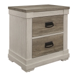 Picture of White Weathered Gray Night Stand