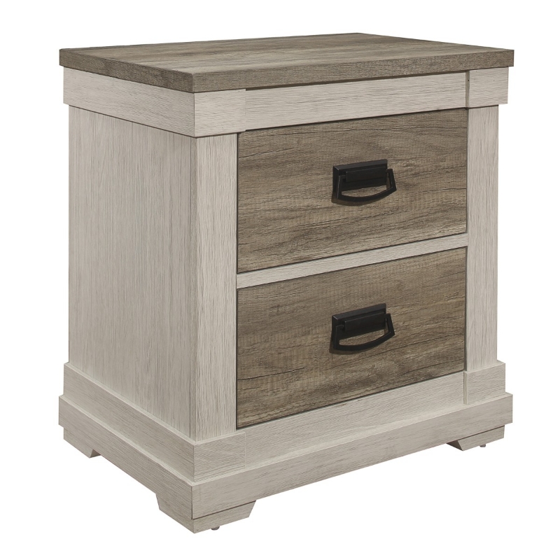 Picture of White Weathered Gray Night Stand