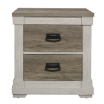 Picture of White Weathered Gray Night Stand