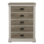 Picture of 34" White Weathered Gray Chest