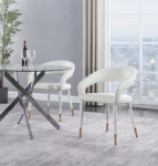 Picture of Vegan Leather Stainless Steel Engineered Wood Foam Dining Chair