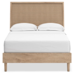 Picture of Wood Finish Full Panel Bed