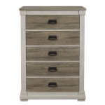 Picture of White Gray Chest