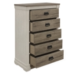 Picture of White Gray Chest