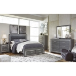 Picture of Gray Five Drawer Chest