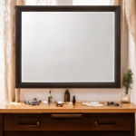 Picture of Dark Merlot 6 Drawer Dresser And Mirror