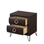 Picture of Dark Merlot 2 Drawer Nightstand Tablita