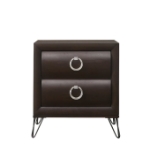 Picture of Dark Merlot 2 Drawer Nightstand Tablita