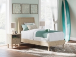 Picture of Wood Finish Twin Panel Bed